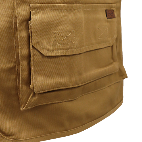 CHALECO GEOLOGO GABARDINA QUEBEC CAMEL L