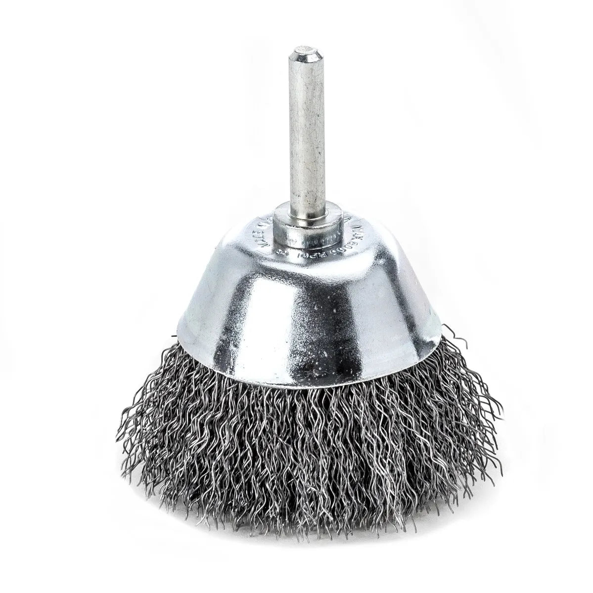 Grata copa conica 2.3/4" con vastago (437162) - LESSMANN