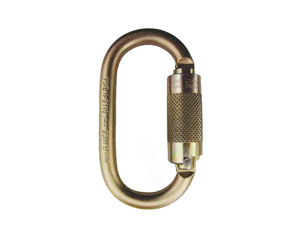 Mosquetón Carabinero Acero 3 tiempos 25kN