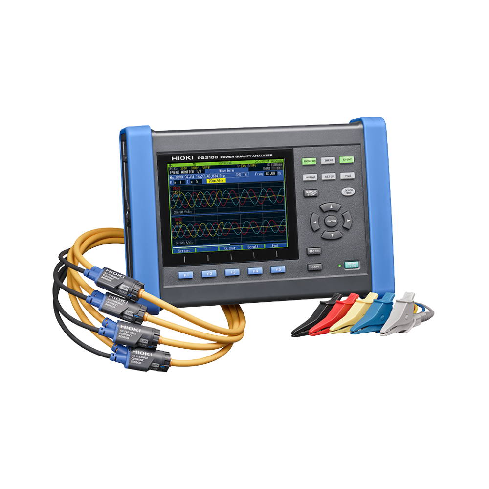 Analizador de calidad de energía (PQ3100) HIOKI