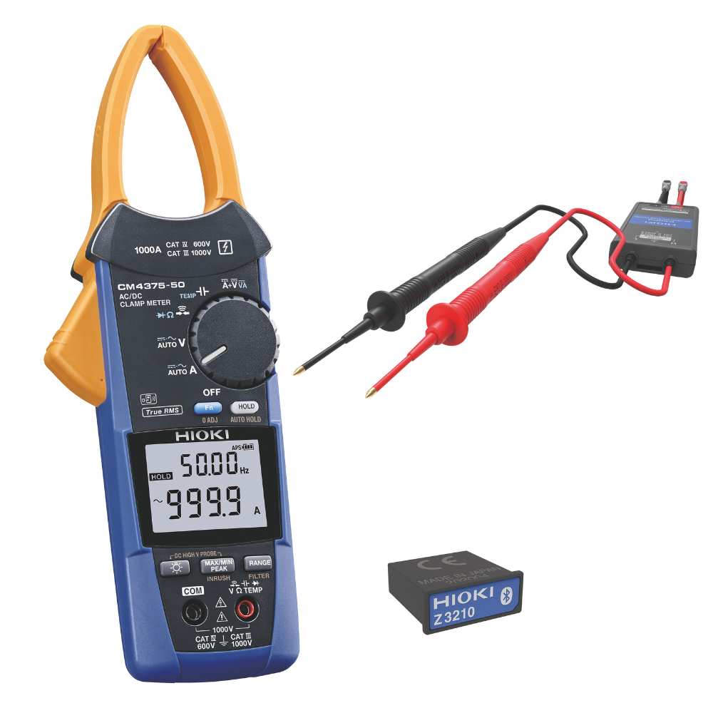 amperímetro ac/dc (1000a) con adaptador inalámbrico (CM4375-92) HIOKI