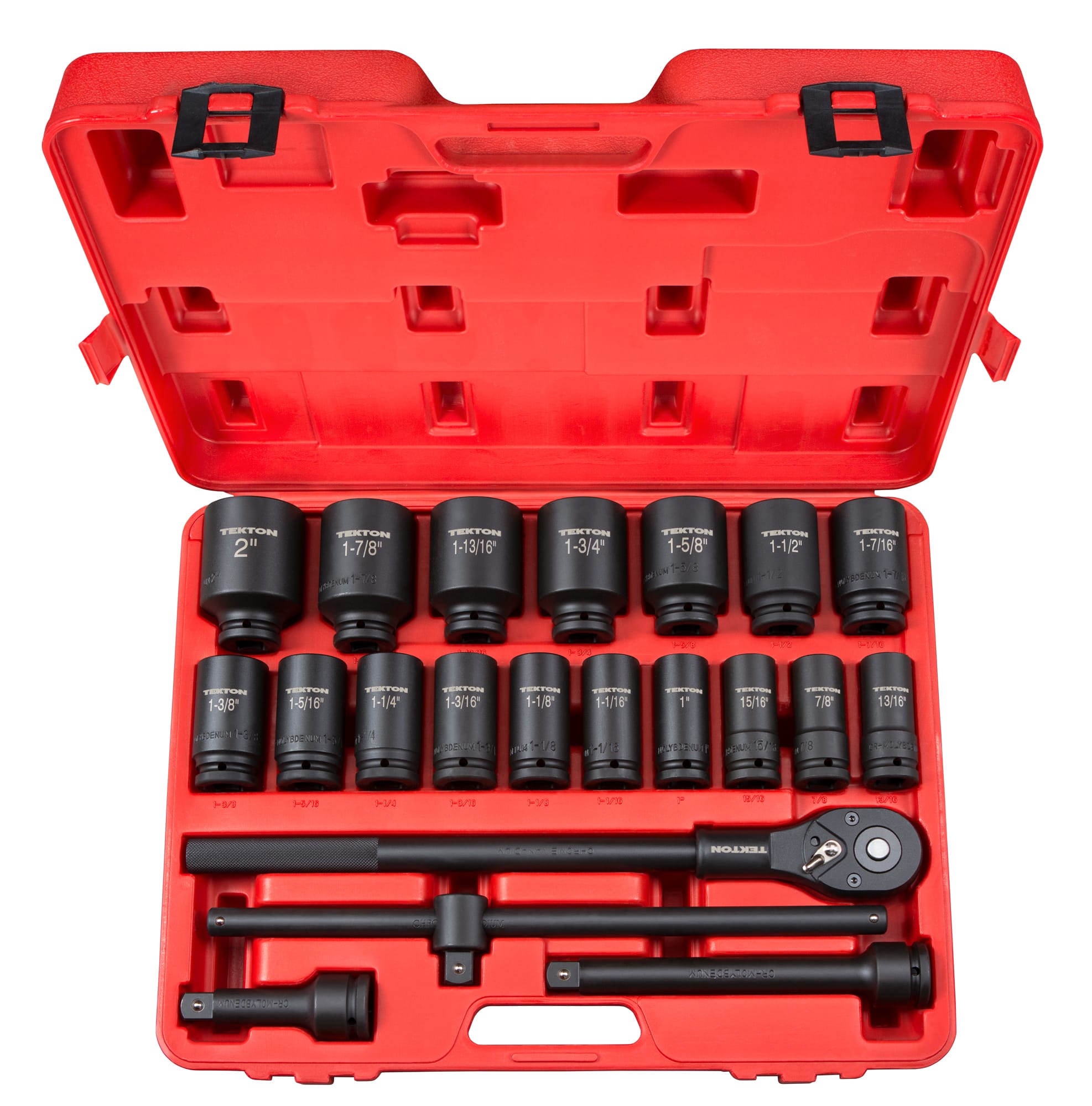 Set dados de impacto 3/4" hexagonales 22 piezas Tekton