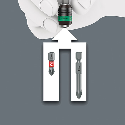 Destornillador de torque dinamométrico 1/4" pistola 4,0-8,8Nm 7400 Kraftform Wera