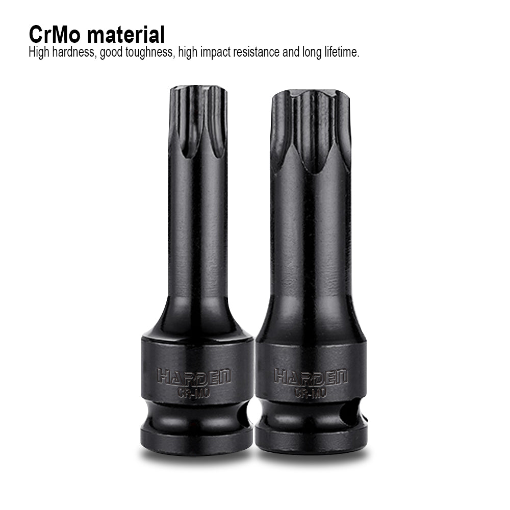 8Pz Dados Torx Impacto 1/2" (537038) - HARDEN