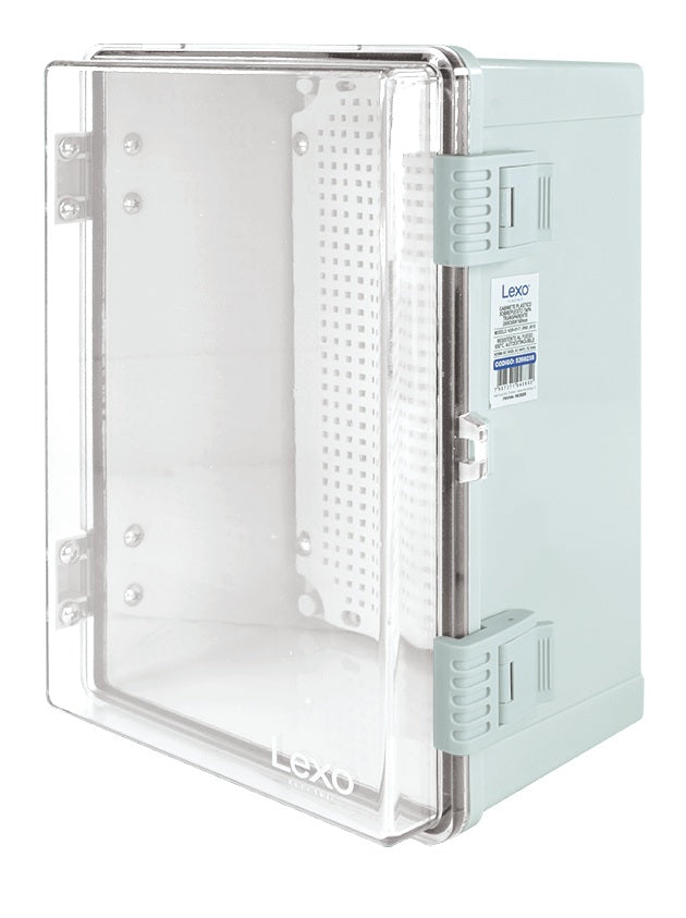 GABINETE PLASTICO SOBREPUESTO TAPA TRANSPARENTE 300X400X180 cm IP65