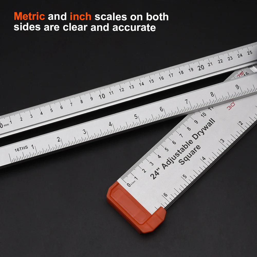 Escuadra T 24" ajustable aluminio HARDEN