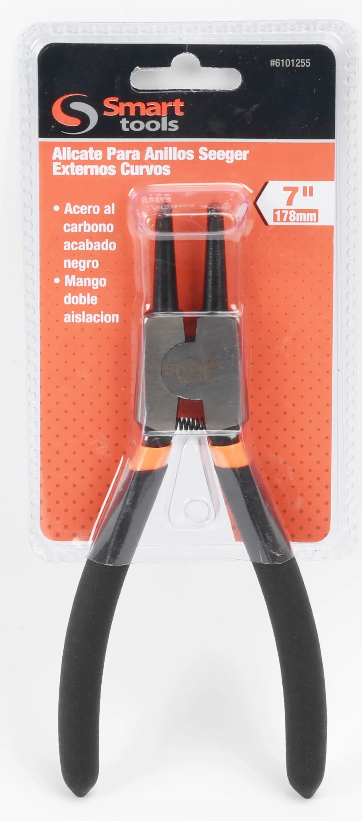 Alicate p/seguros 7" exterior curvo (6101255) - SMARTTOOLS