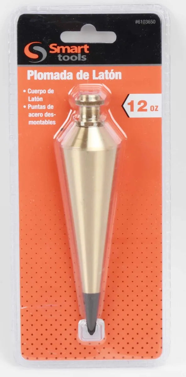PLOMADA DE BRONCE DE 12 OZ. - SMART TOOLS