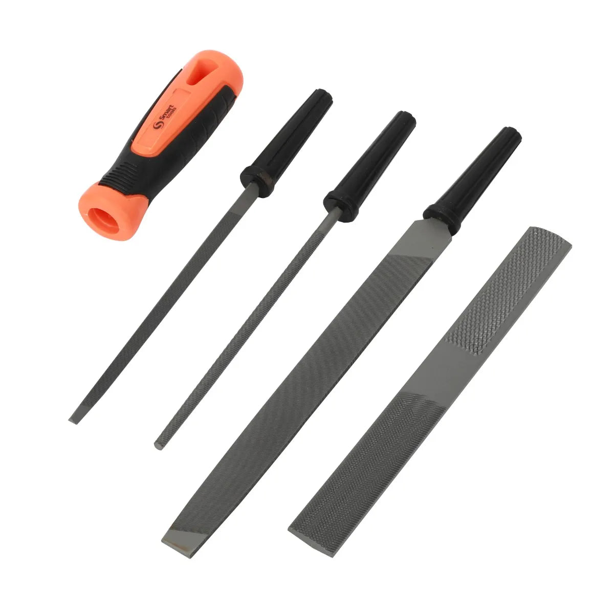 Jgo 4 limas cmango pmadera y metal (6104095) - SMARTTOOLS