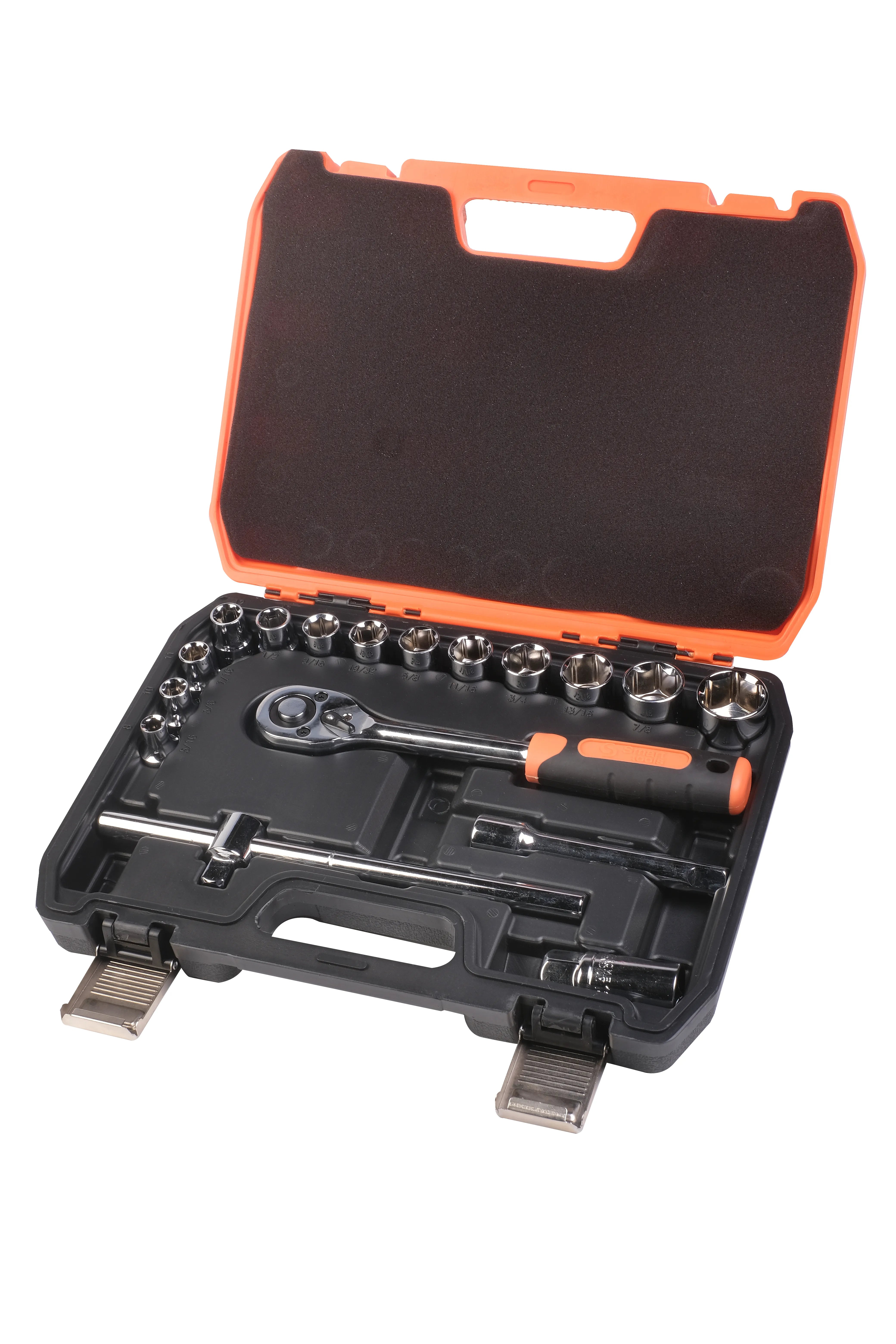 JGO. DADOS 1/2 DE 5/16 A 1 (17 PZS.) - SMART TOOLS