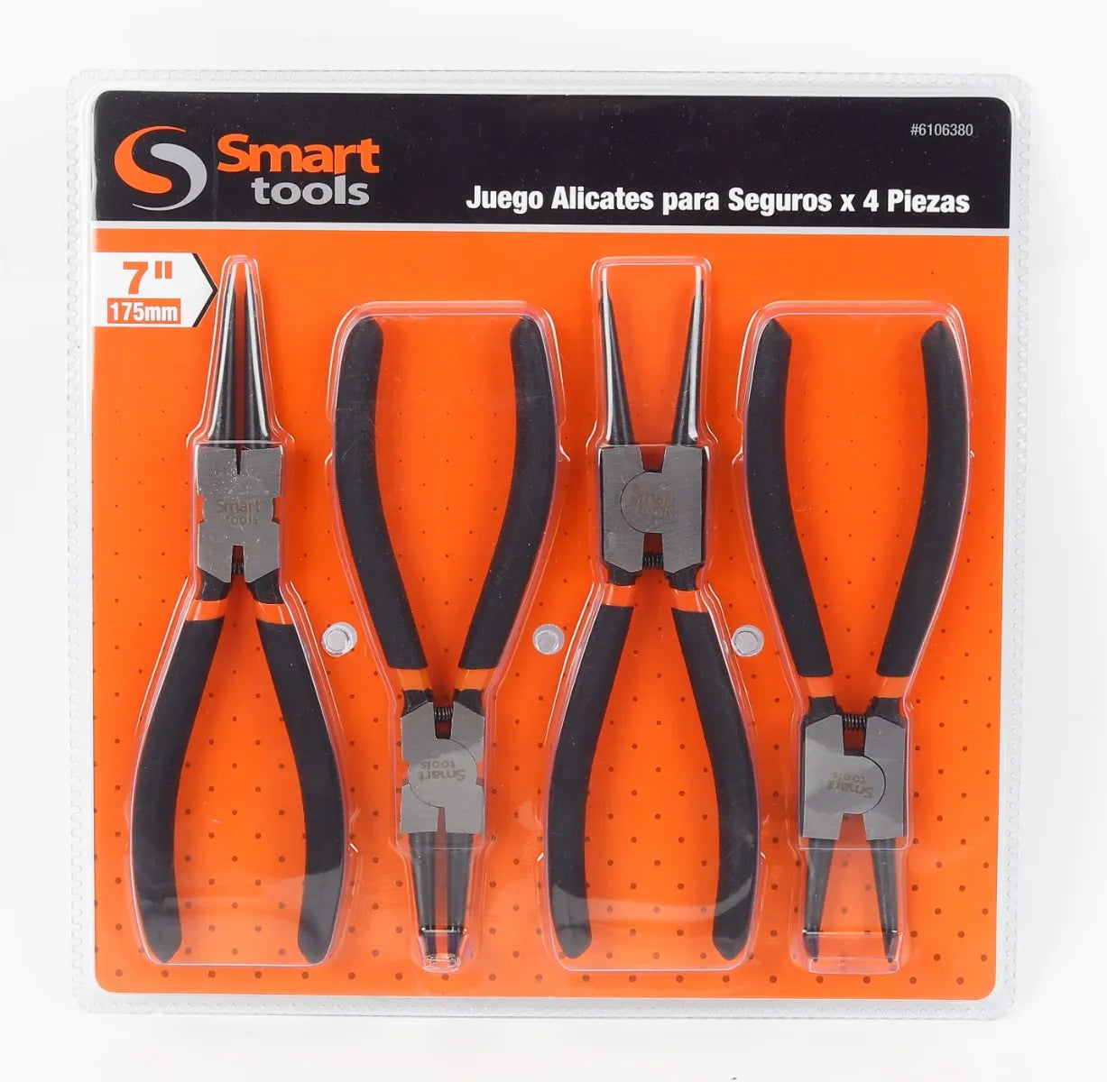 Jgo alicates pseguros 7" ec er ic ir (*) - SMARTTOOLS