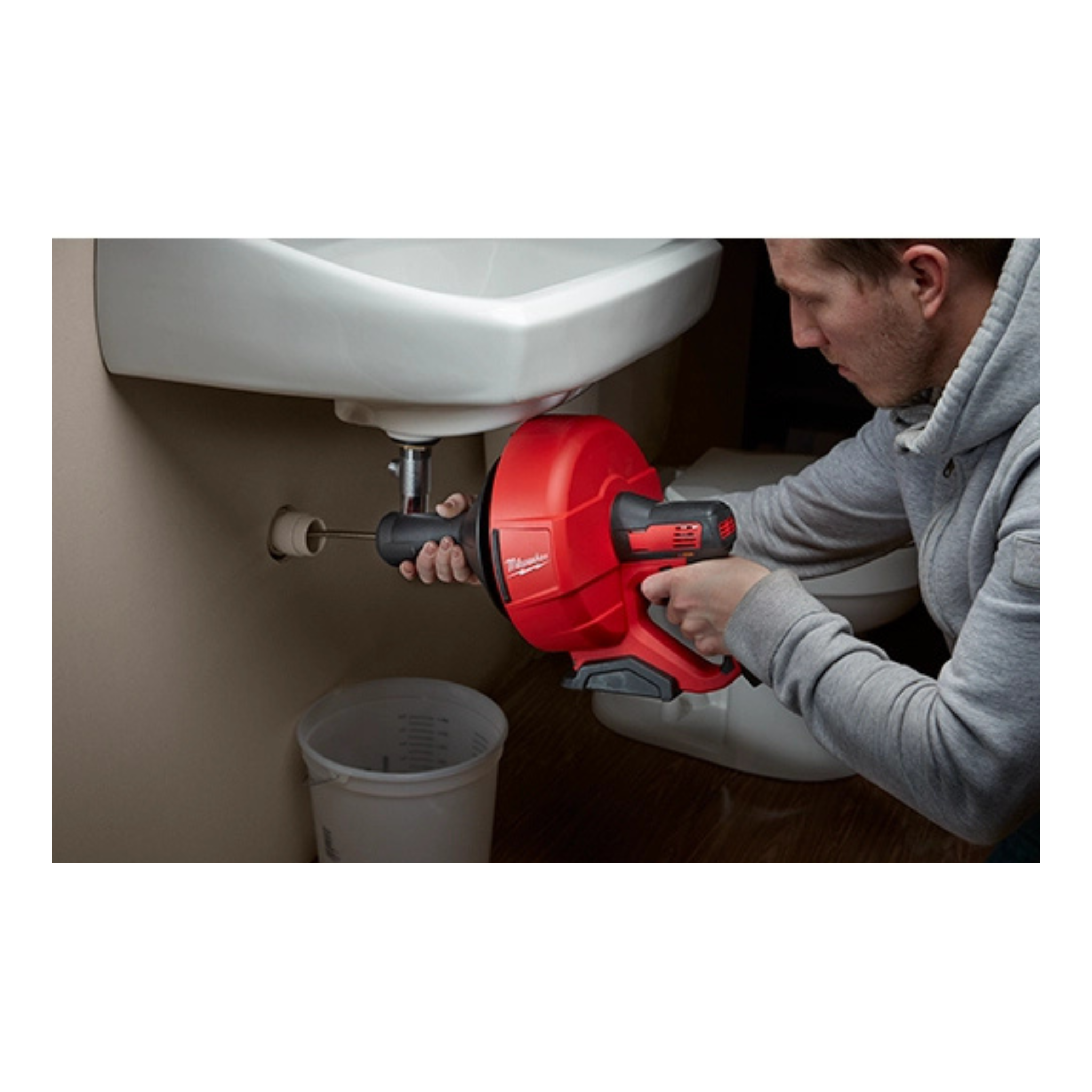 DESTAPADORA DE DESAGUES CABLE 5/16 BATERIA M12 (2571-21) MILWAUKEE