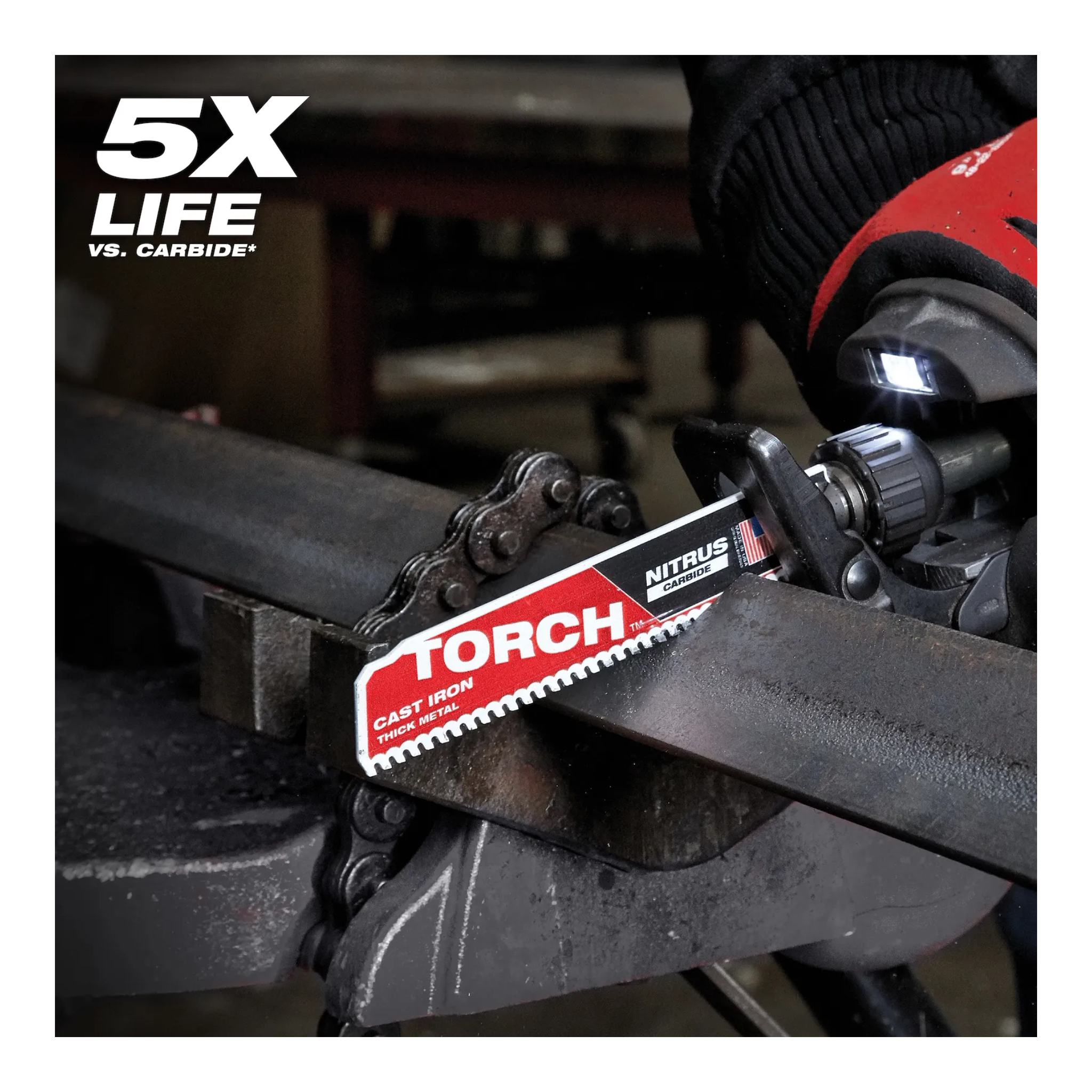 HOJA SIERRA SABLE NITRUS CARBIDE 6 7DPP THE TORCH (48-00-5261) MILWAUKEE