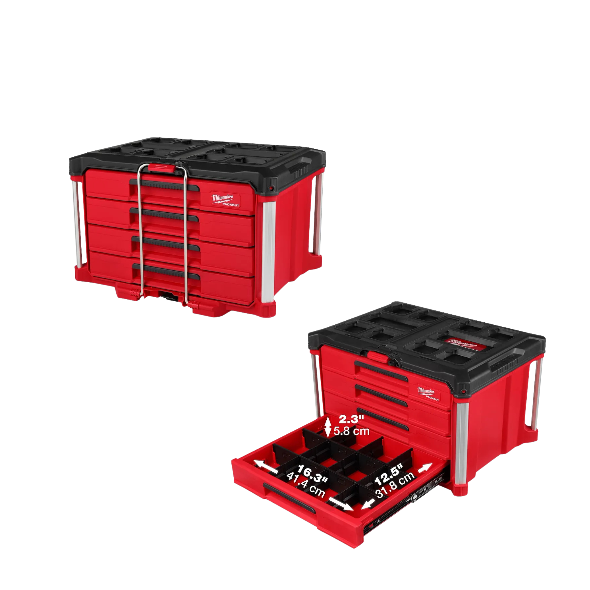 CAJA DE HERRAMIENTAS 4 CAJONES PACKOUT (48-22-8444) MILWAUKEE