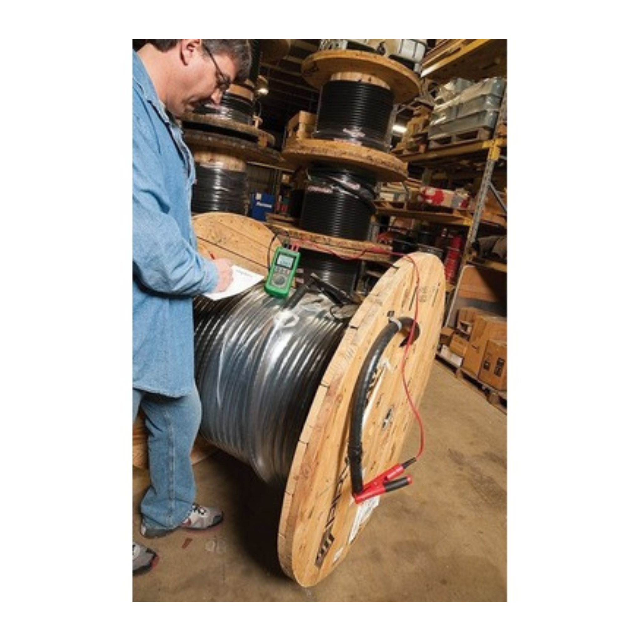 Medidor longitud del cable (clm-1000) - GREENLEE