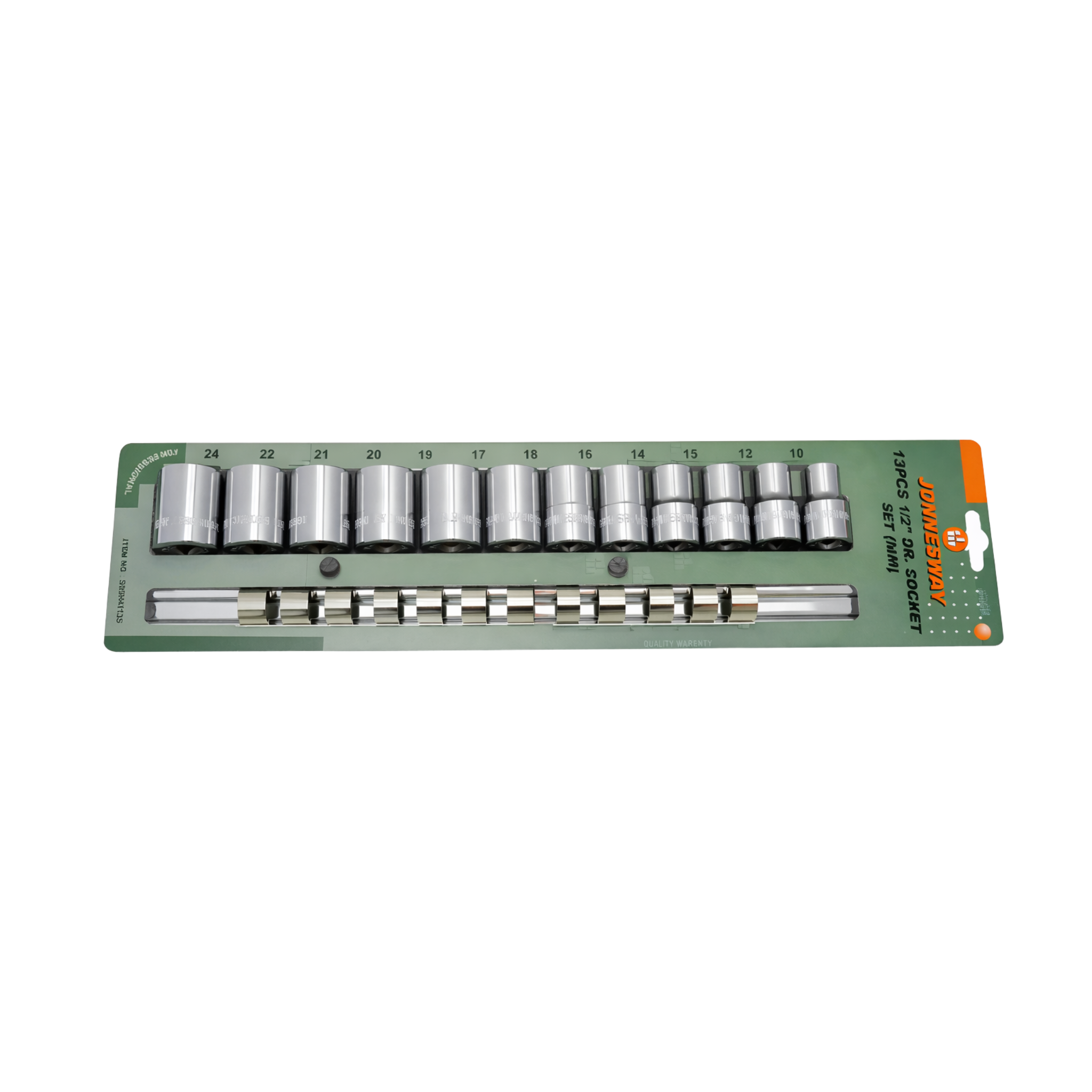 Set de dados poligonales 1/2" 13 piezas Jonnesway