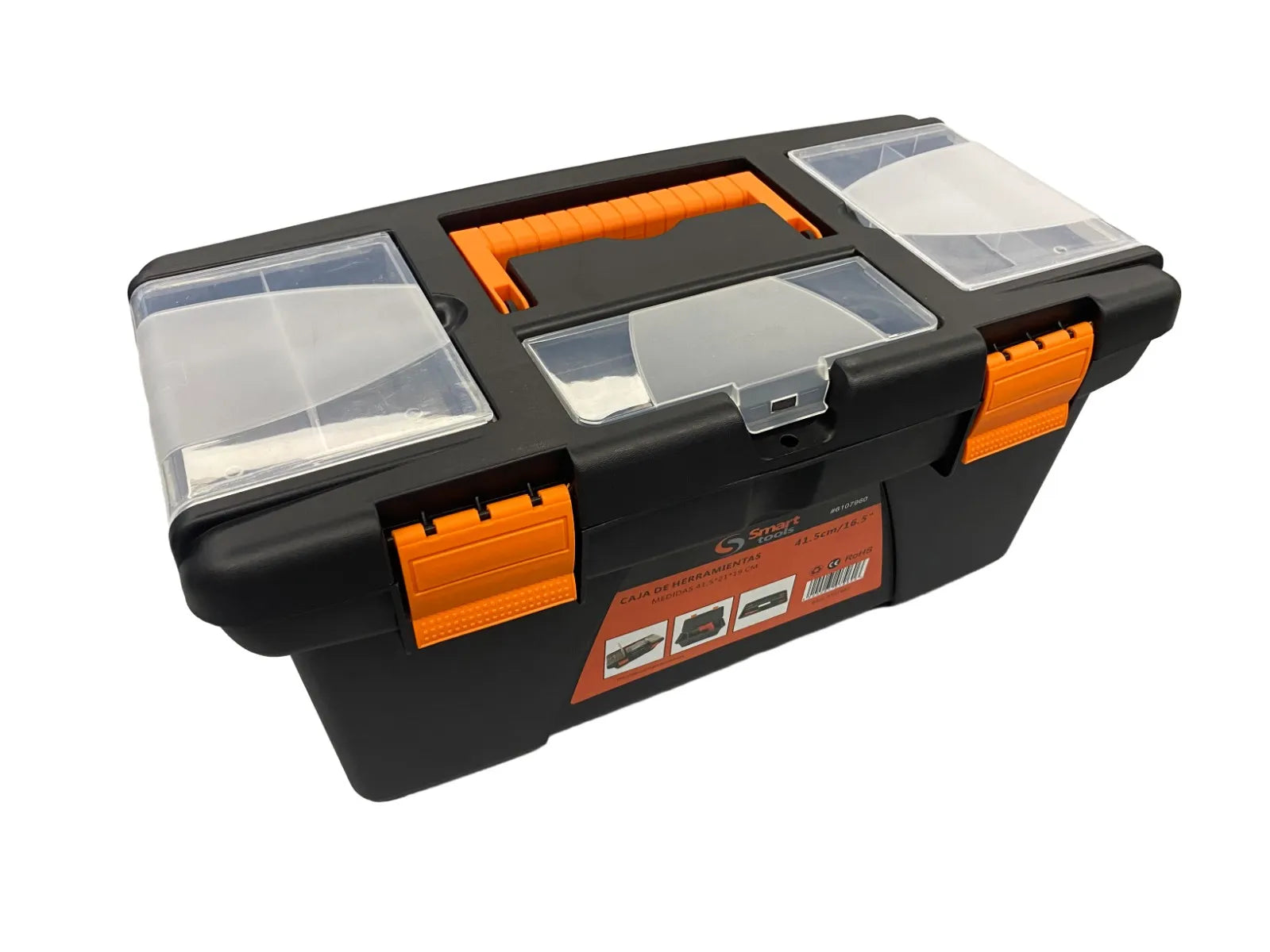 Caja herr. plastica 16" medidas 41,5 x 21 x 19 cm (g-516) - SMARTTOOLS