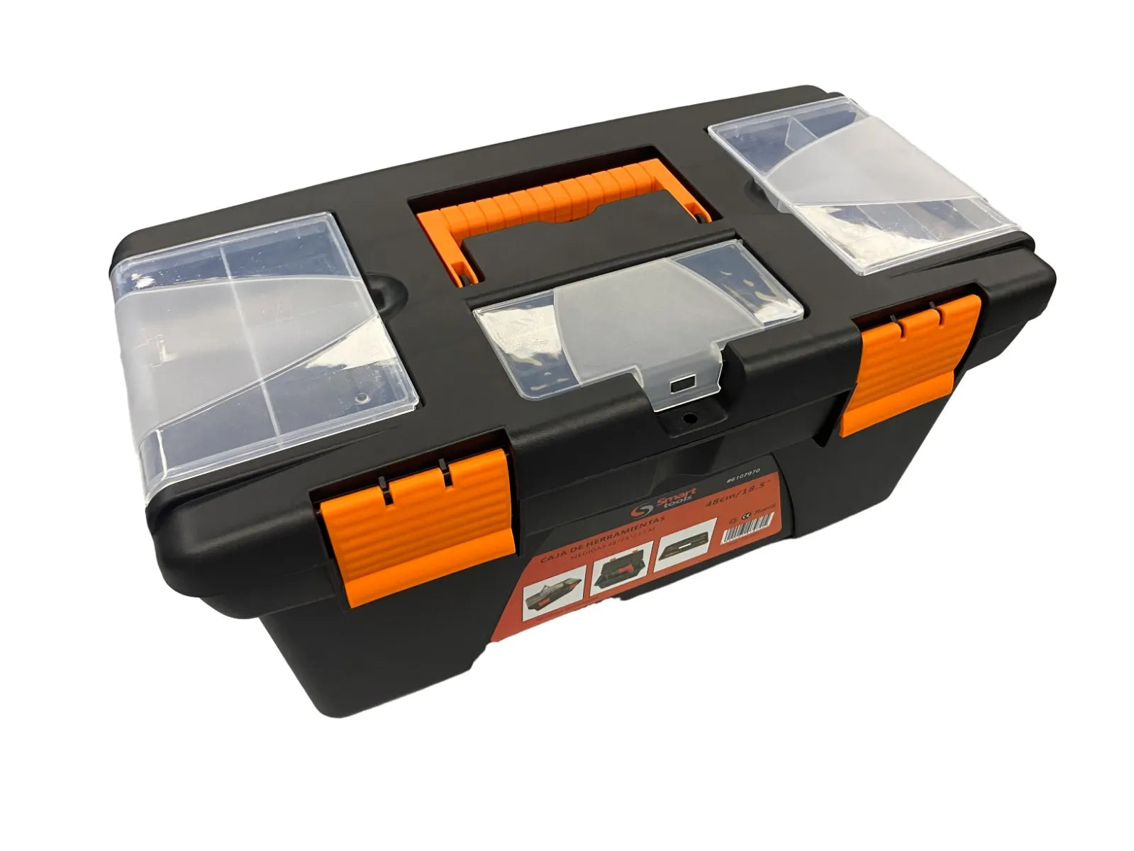 Caja herr. plastica 19" medidas 48 x 25 x 23 cm (g-519) - SMARTTOOLS