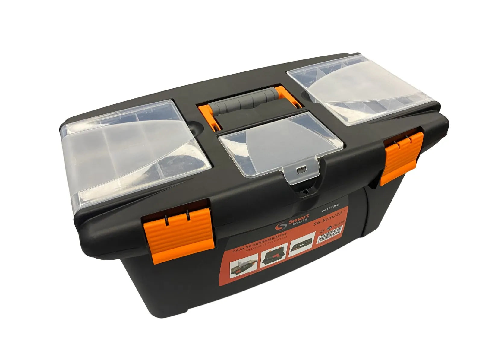 Caja herr. plastica 22" medidas 56,5 x 31 x 30 cm (g-522) - SMARTTOOLS