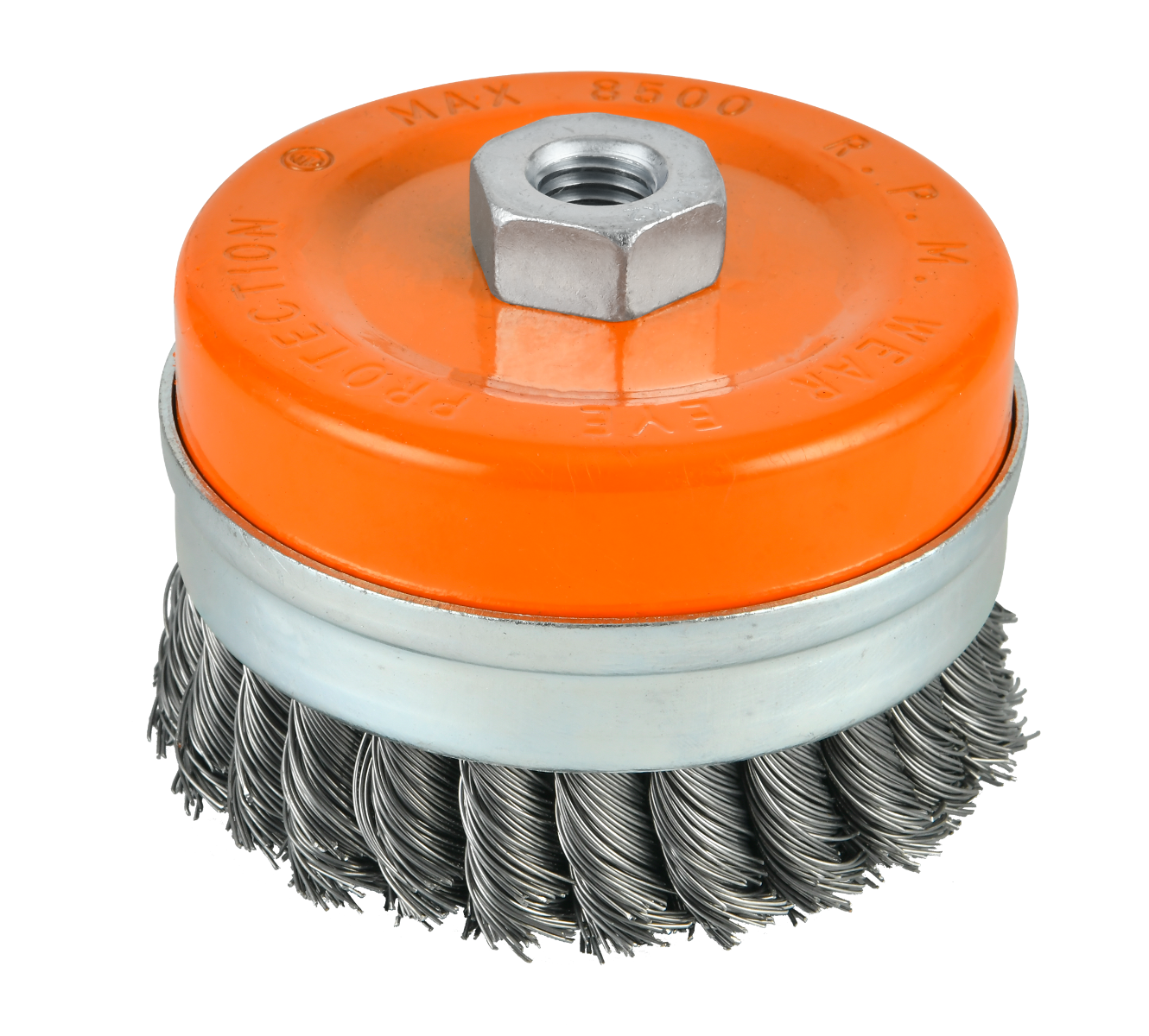 GRATA COPA CONICA ACERO TRENZADO 4 M14X2 - SMART TOOLS