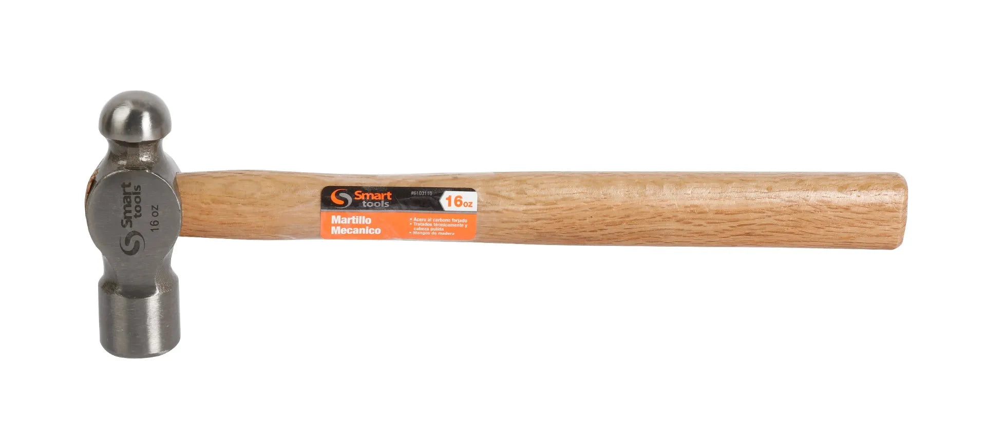 Martillo mecanico 1.0 lb-16 oz m/madera (6103110) - SMARTTOOLS