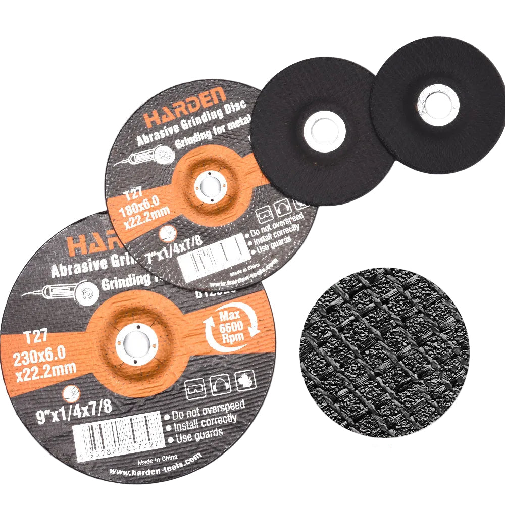 Disco de Desbaste para Metal 180 x 6.0 x 22.2 mm - HARDEN