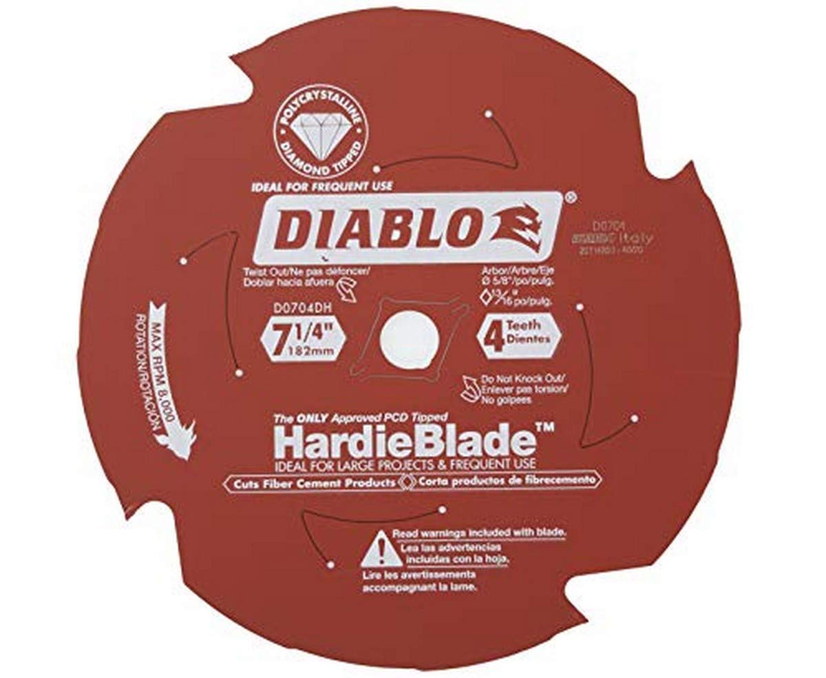 Disco de corte diamantado 7-1/4" para fibrocemento HardieBlade Diablo