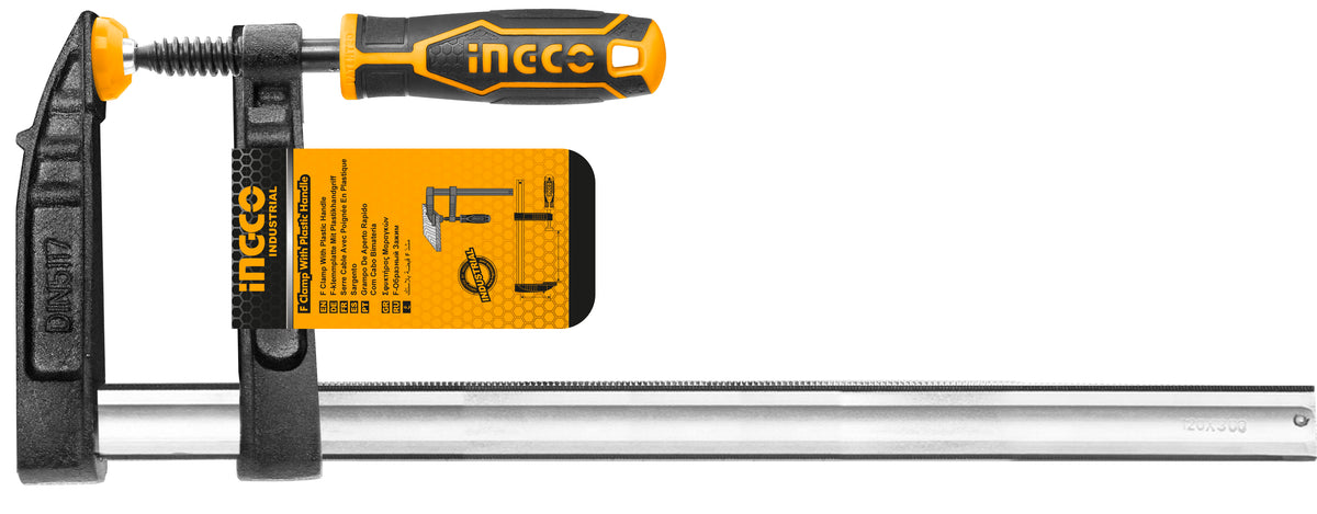 PRENSA CARPINTERO INGCO T/SARGENTO 1000 X 140 MM # HFC021404