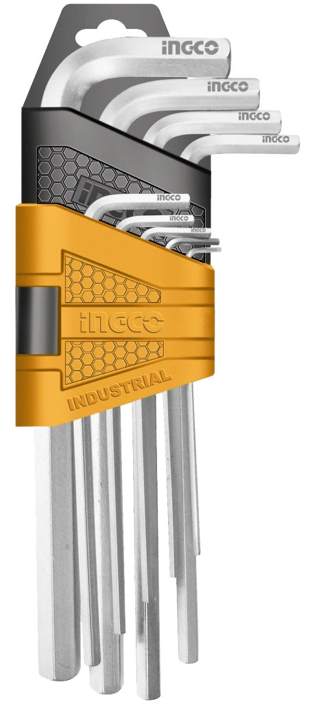 LLAVE ALLEN INGCO 1,5-10 MM JGO.9 PZ # HHK11091