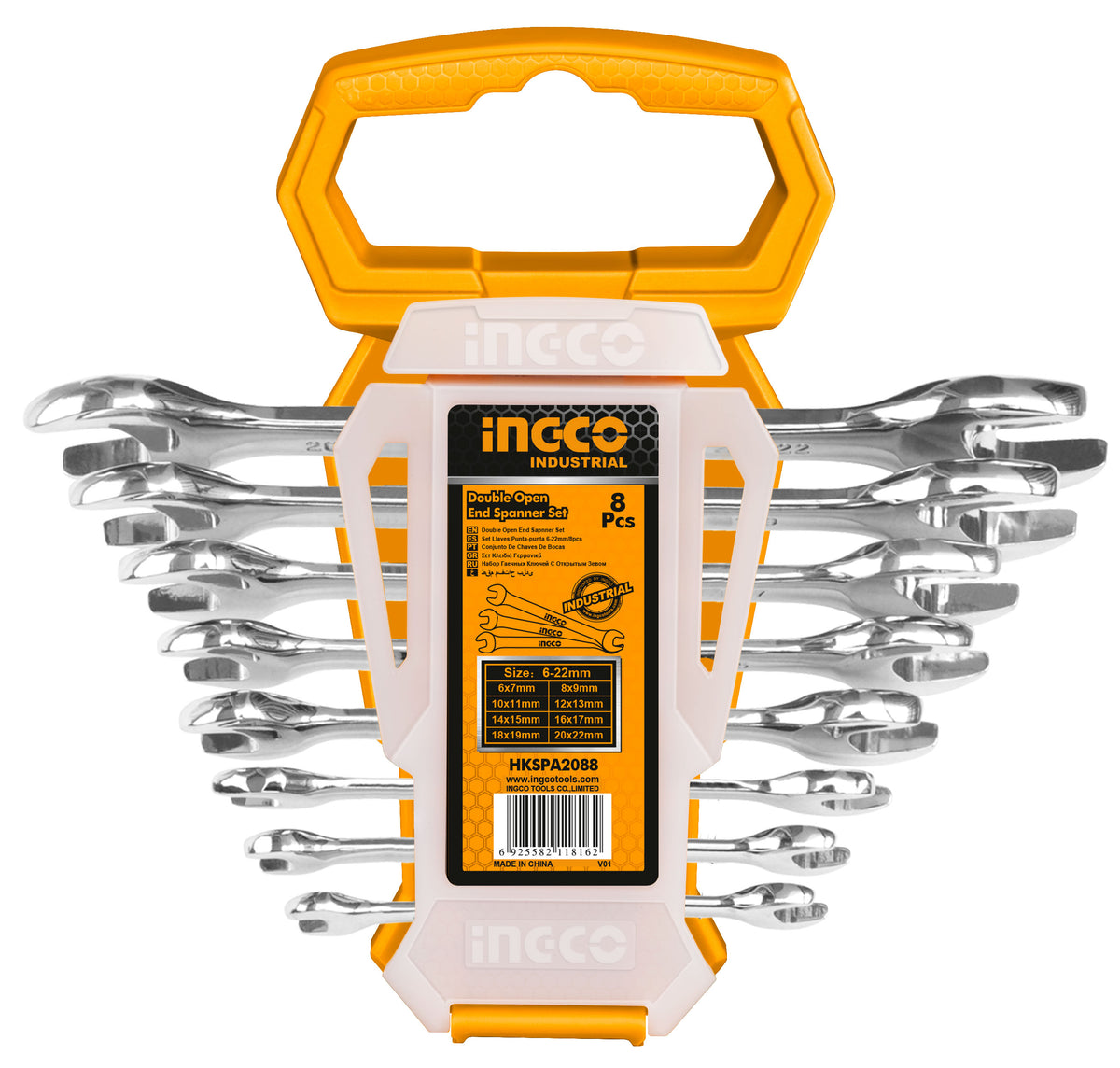 LLAVE PUNTA Y PUNTA INGCO JGO. 8 PIEZAS # HKSPA2088