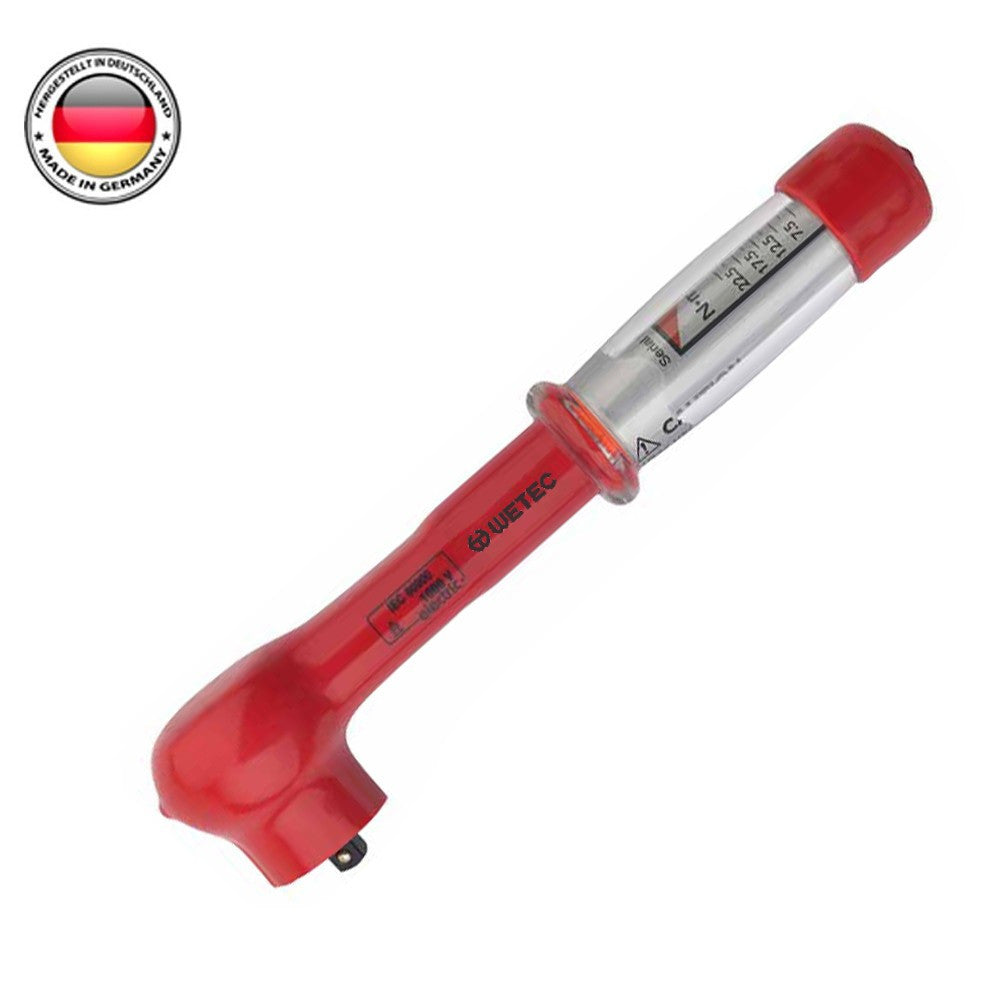 Chicharra Aislada 1/4" con Control de Torque WETEC