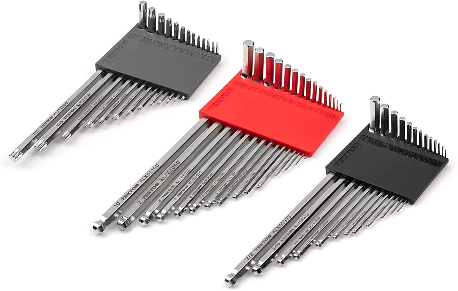 Set de llaves TORX y hexagonales con punta esférica con soporte 41 piezas Tekton