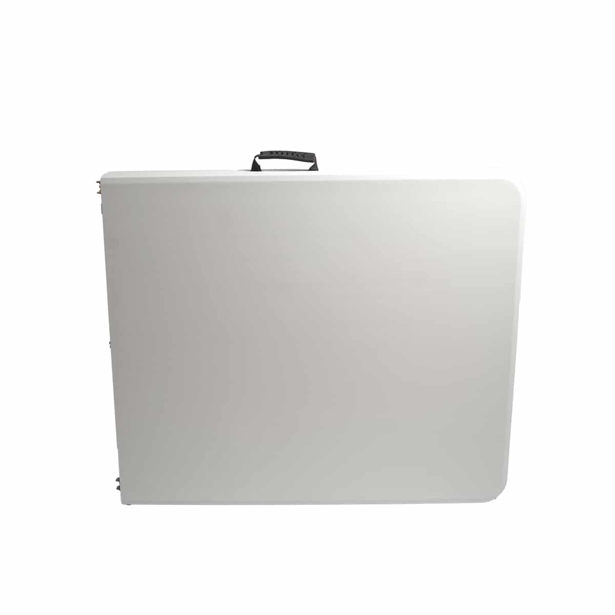 Mesa plegable rectangular tipo maleta 180cm blanco