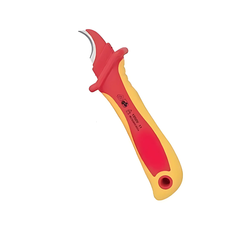Cuchillo pelacables con capuchón 50x180mm aislado 1000V X-spark