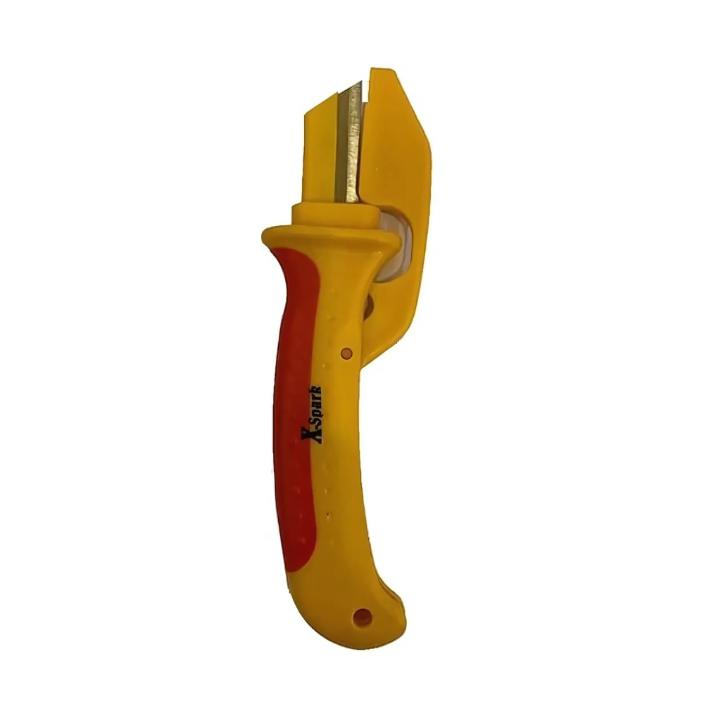 Navaja pelacables recta 50x185mm aislado 1000V X-spark