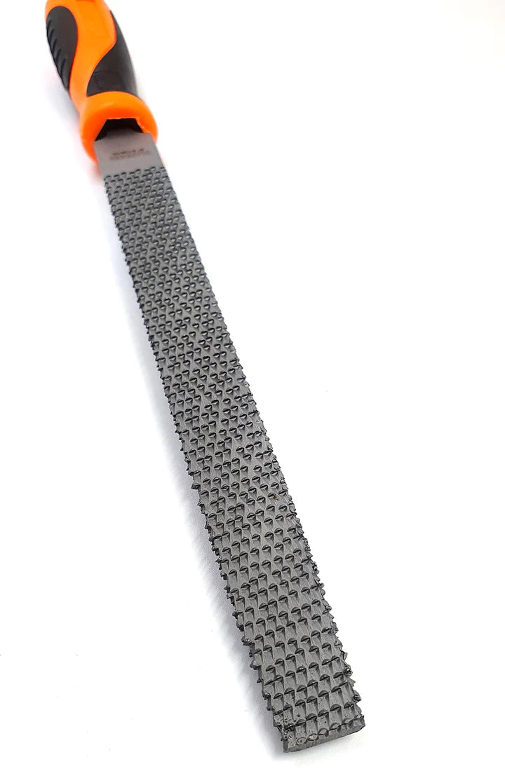 Lima Escofina media caña 8" con mango de fibra Harden
