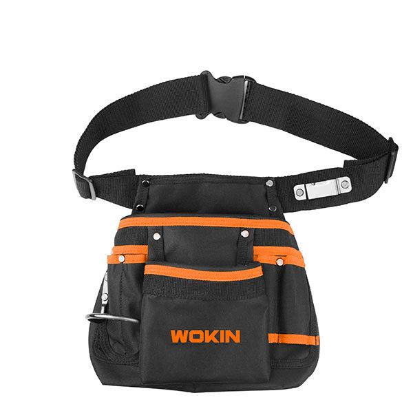 Cinturon porta herramientas con correa ajustable 11 bolsillos Wokin