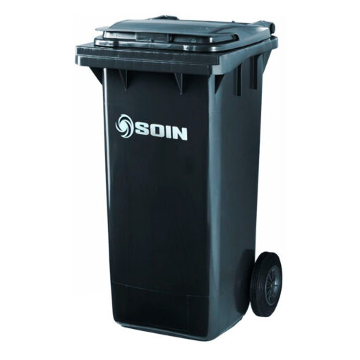 CONTENEDOR DE BASURA CON RUEDAS GRIS 120 LTS.