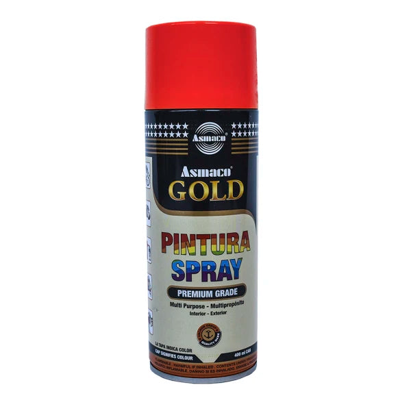 PINTURA SPRAY GOLD ROJO