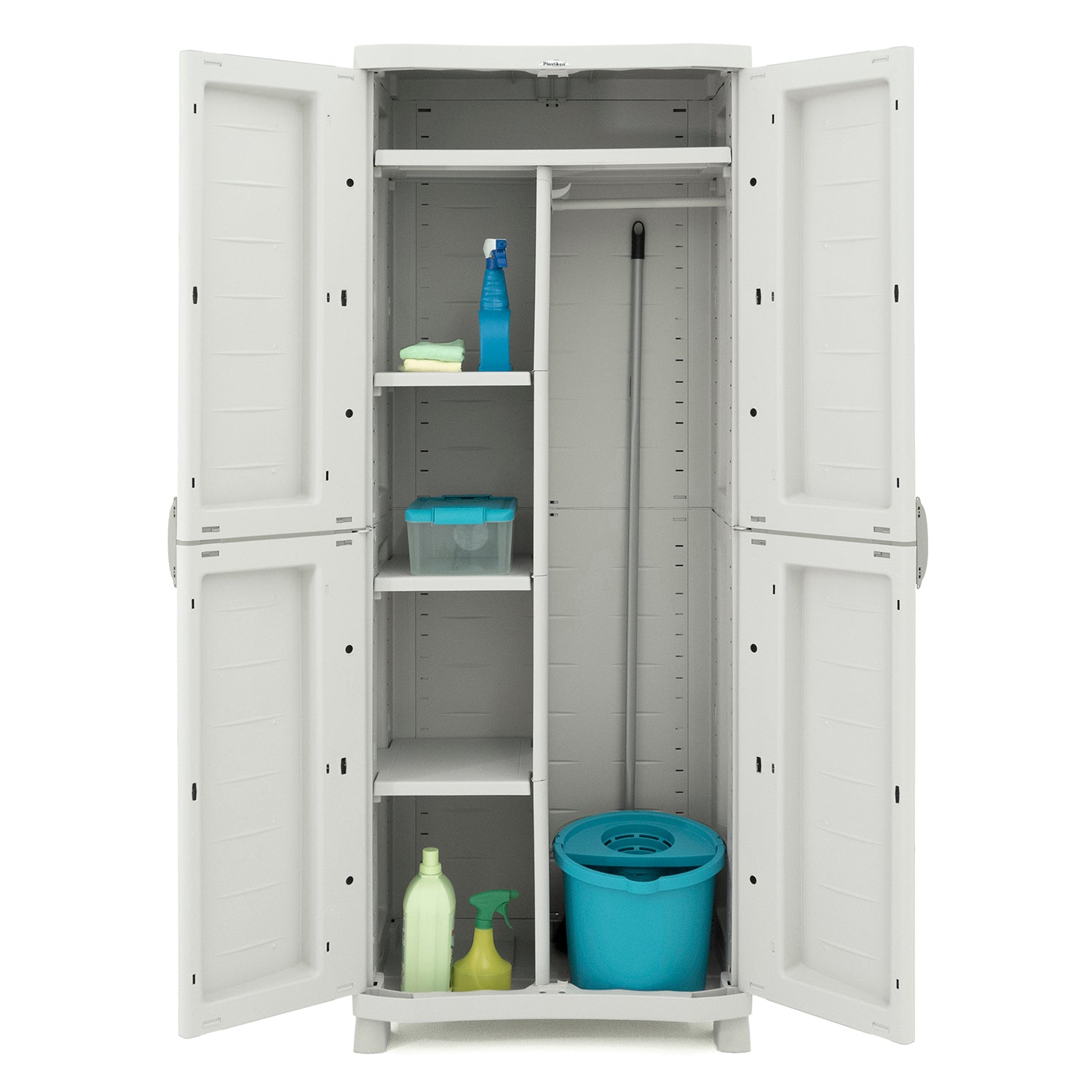 Armario escobero Titanium Plastike