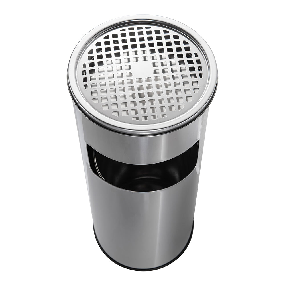 BASURERO CENICERO ACERO INOXIDABLE 18 LTS SOIN