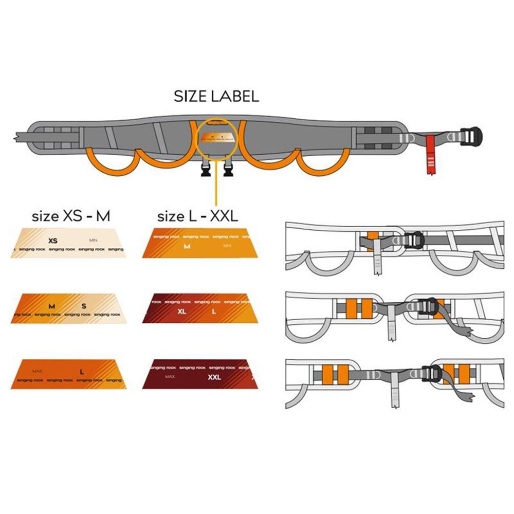 Arnes Climbing VERSA II XS-M