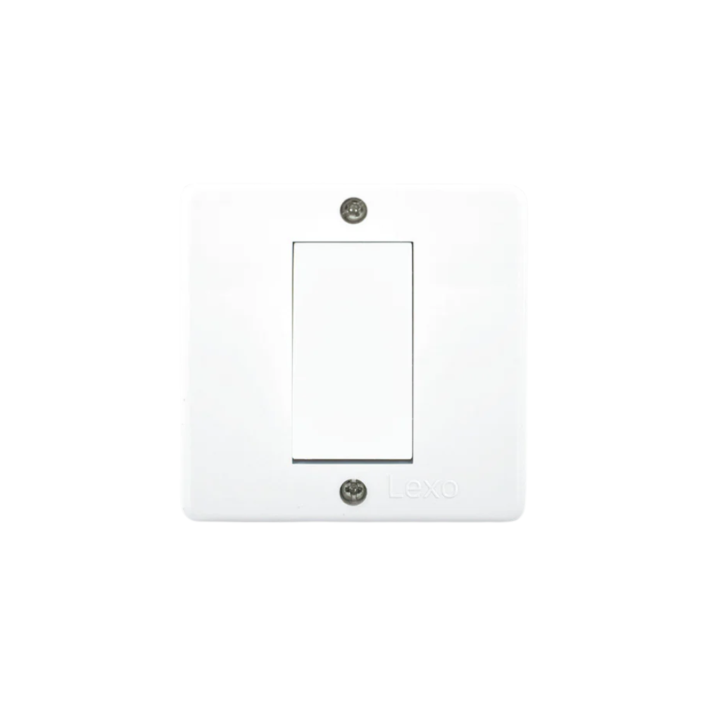 Hydrobox con interruptor simple 10A 250V, blanco