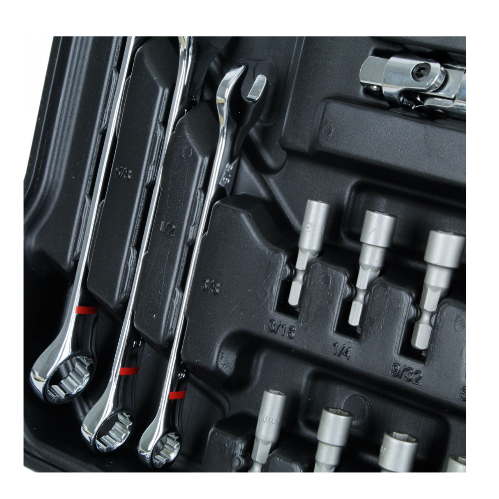 JUEGO DADOS COMBINADOS 1/4 3/8 101 PIEZAS