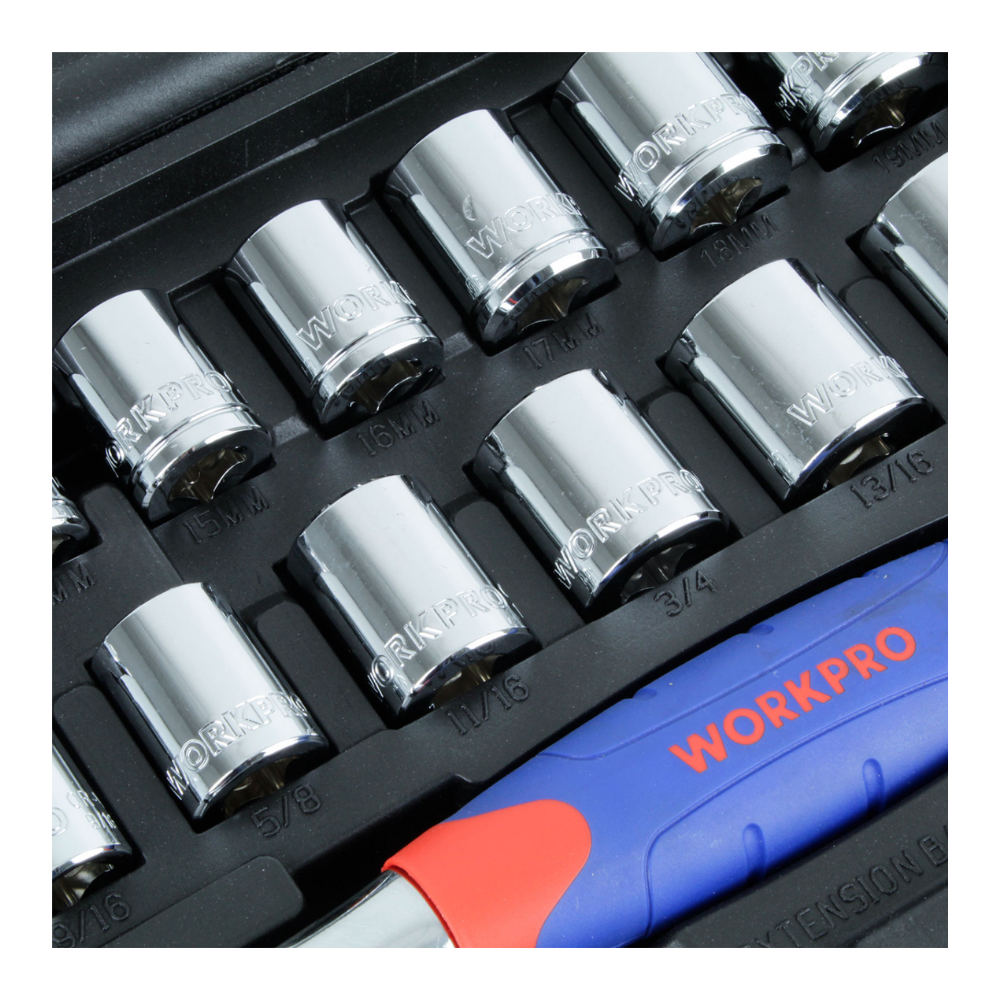 JUEGO DE LLAVES Y DADOS 3/8" 32 PIEZAS W003001WE