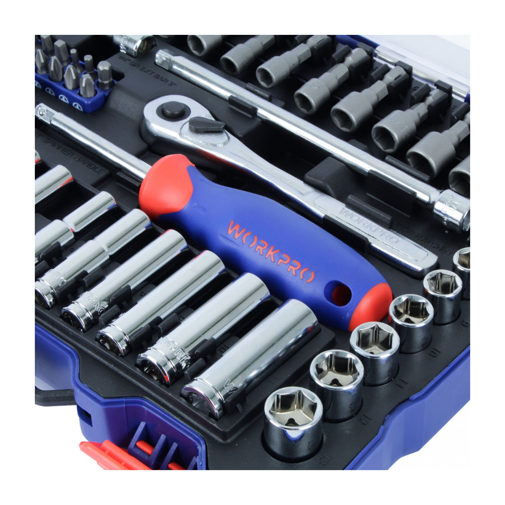 JUEGO DE DADOS 1/4" DE 70 PIEZAS W003068/WP202522