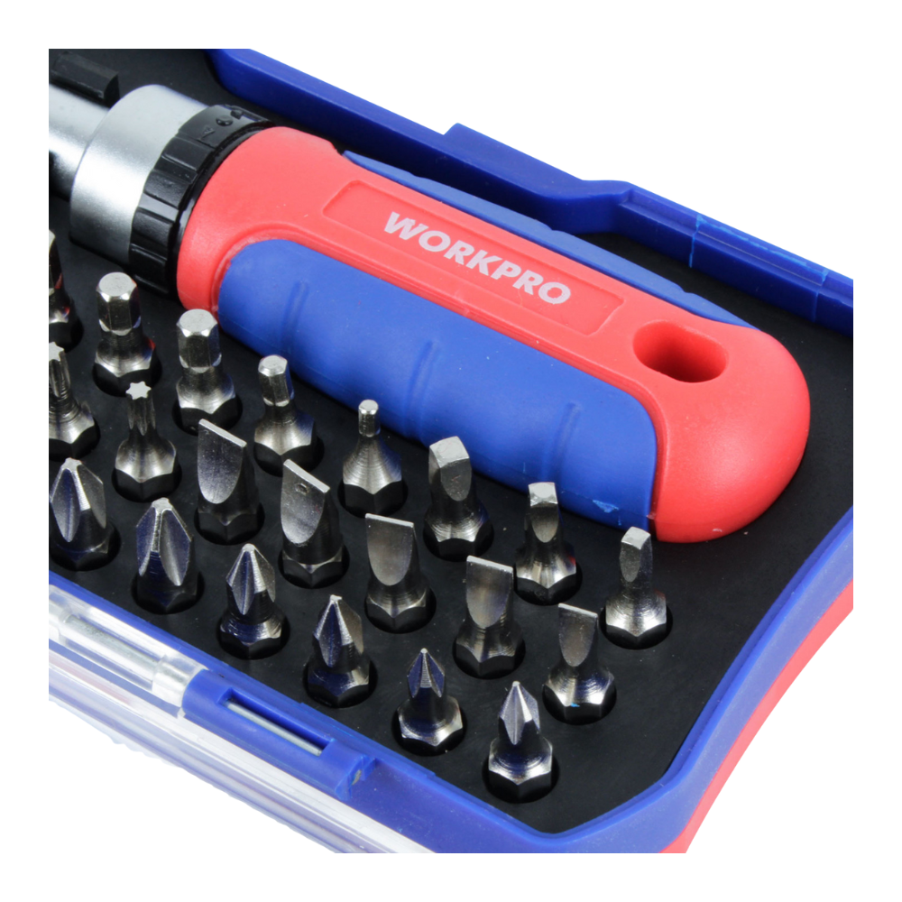 JUEGO DESTORNILLADORES DE 38 PUNTAS CON CHICHARRA