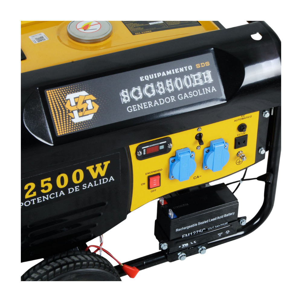 GENERADOR BENCINERO 2,8 KW 220 V SGG3500EH