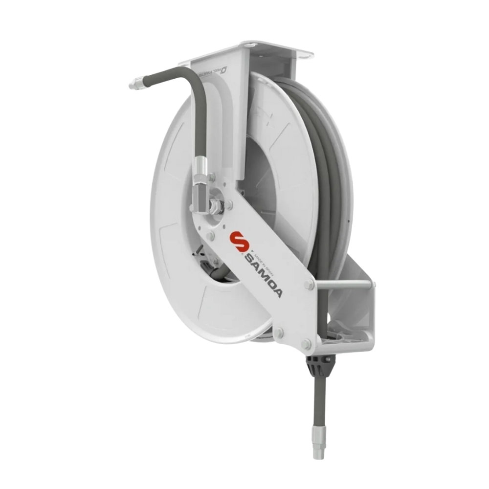 ENROLLADOR MANGUERA 1/4" Abierto 15m Grasa 504350