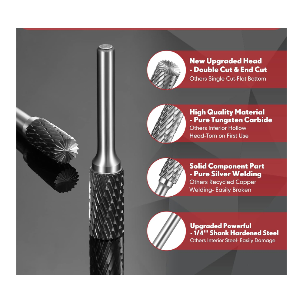 Juego de limas rotativas